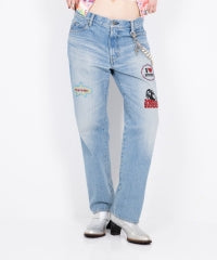 HYS Logo Straight Denim Pants