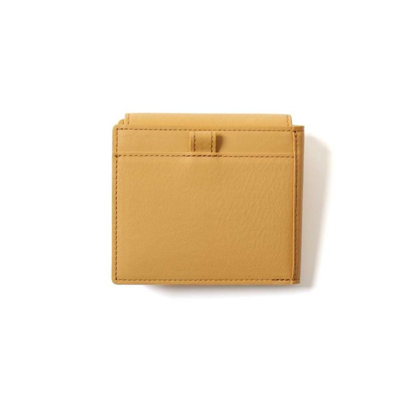 TONE LAYER COMPACT WALLET / BEIGE