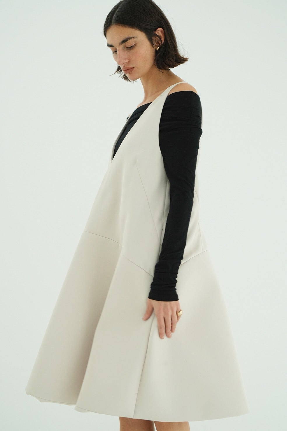 BONDED JUMPER SKIRT