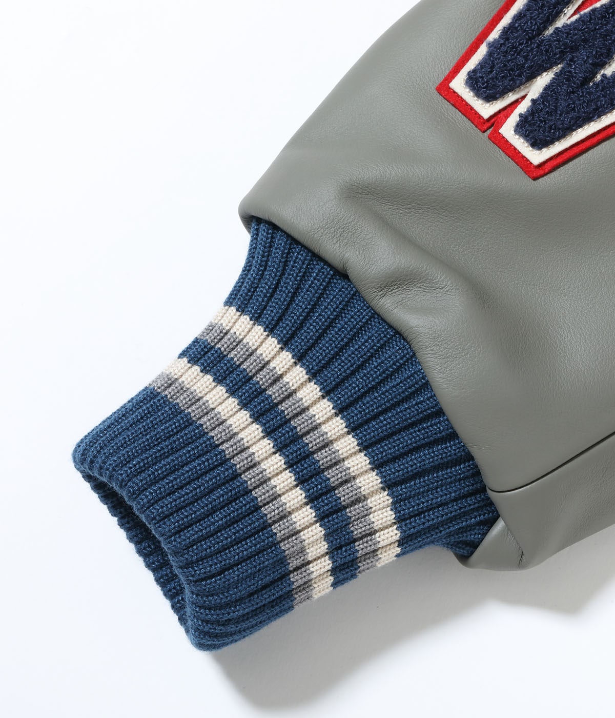30oz. WOOL MELTON AWARD JACKET “BLUE PECKERS” (NAVY)