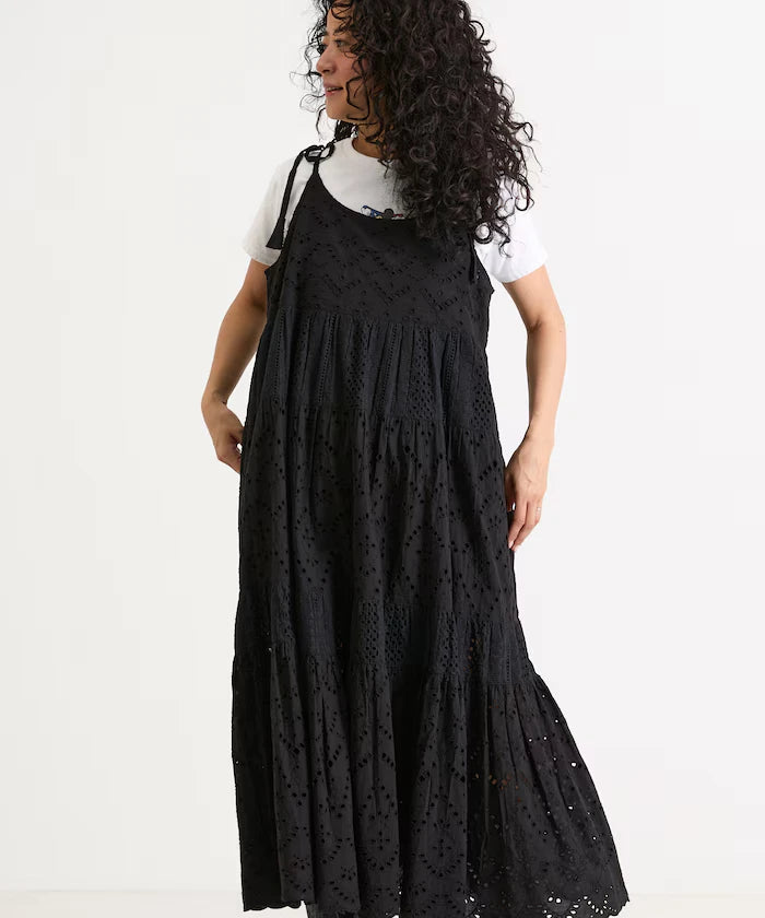 India Shifraretiard Shoulder Ribbon Camisole Dress