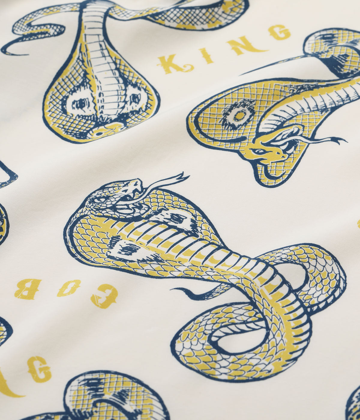 HIGH DENSITY RAYON OPEN SHIRT “KING COBRA” by VINCE RAY