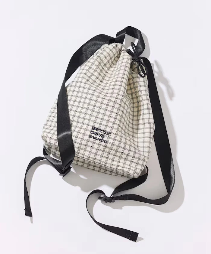 BetterDays Studio × FREAK'S STORE Packable Check Mini Bag