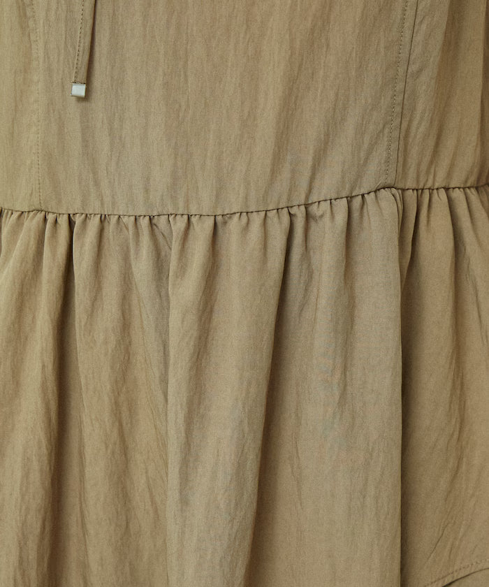 Nylon Washer Asymmetrical Blouse Limited Edition