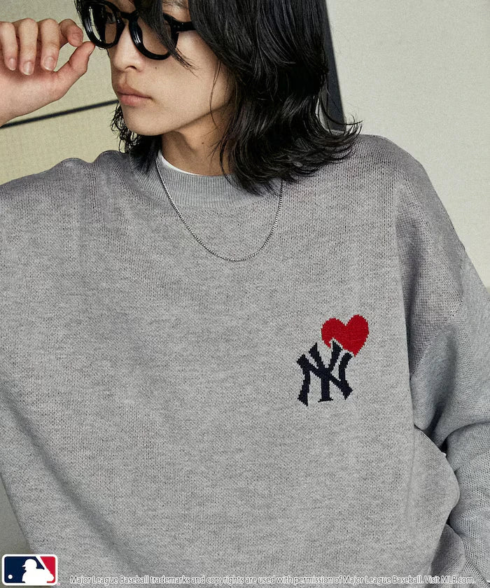 Custom HEART LOGO KNIT