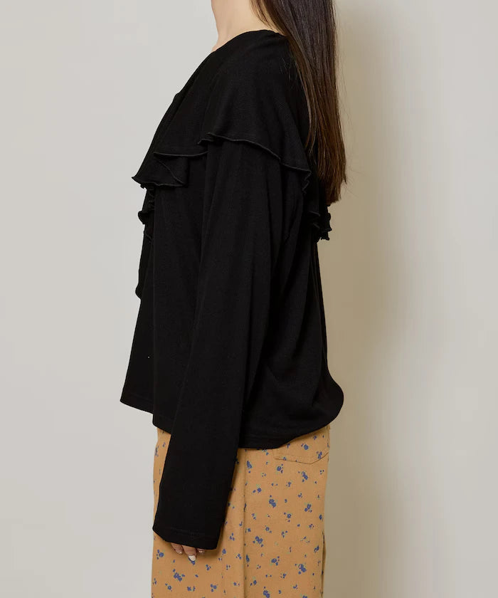 Collar Frill Ribbed Cut Sew Limited Edition