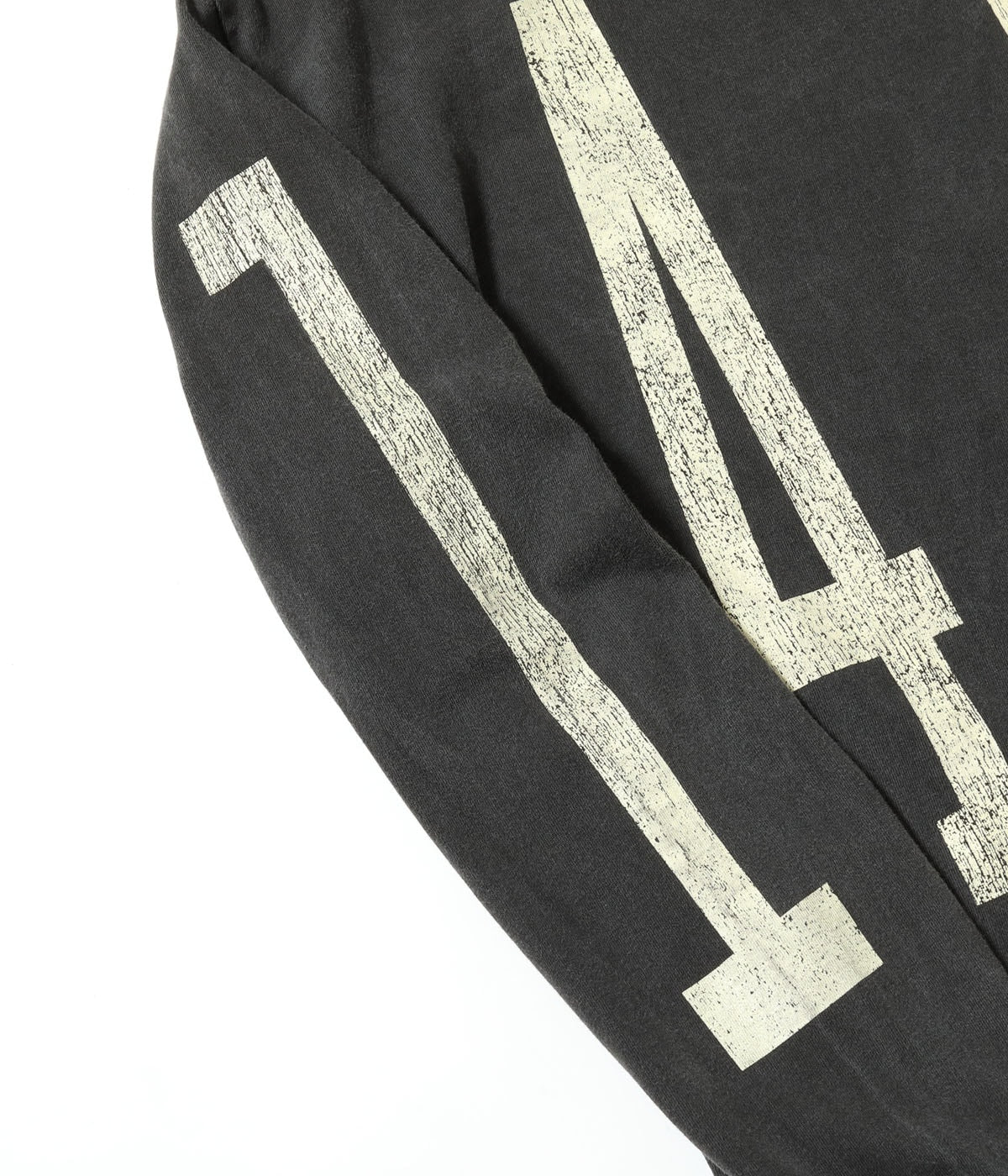 MODUCT PIGMENT DYED “UNLUCKY NUMBER” T-SHIRT (LONG SLEEVE)