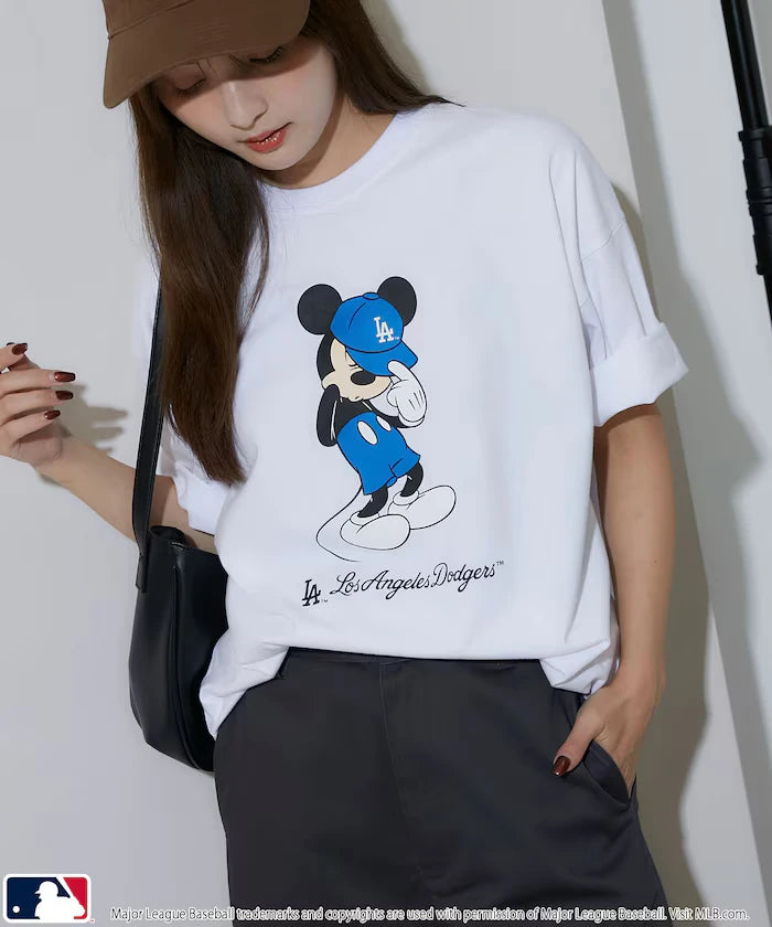 MLB/MICKEY MOUSE/Exclusive Print T-Shirt Limited Release