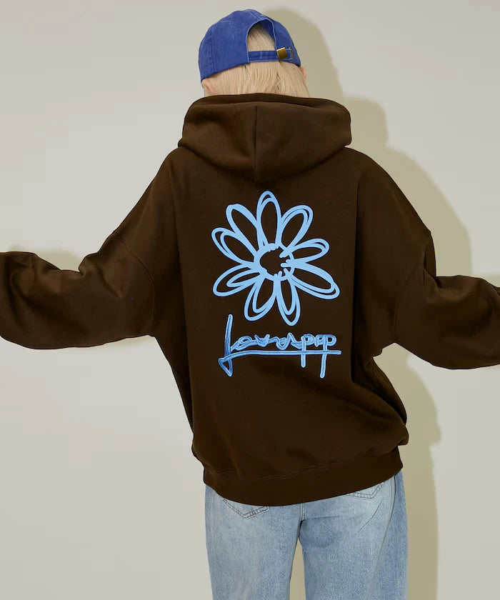 LOVE POP STUDIO FLOWER GRAPHIC HOODIE【Limited Edition】