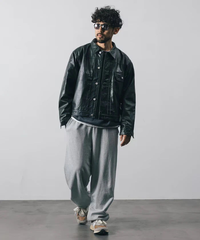 Leather Jacket TYPE-1 / Water-Repellent Leather / Cowhide