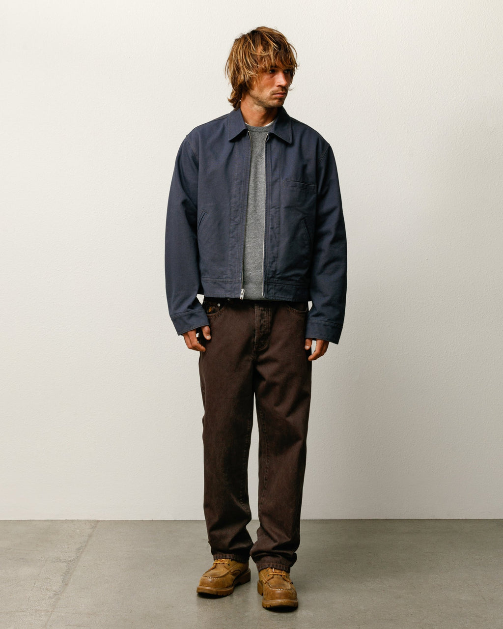 WORK JACKET COLLARED