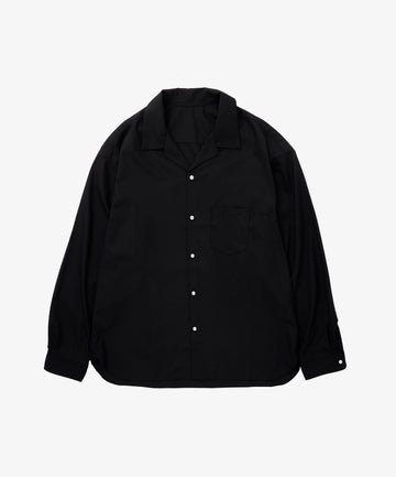 re-engineered overshirt black