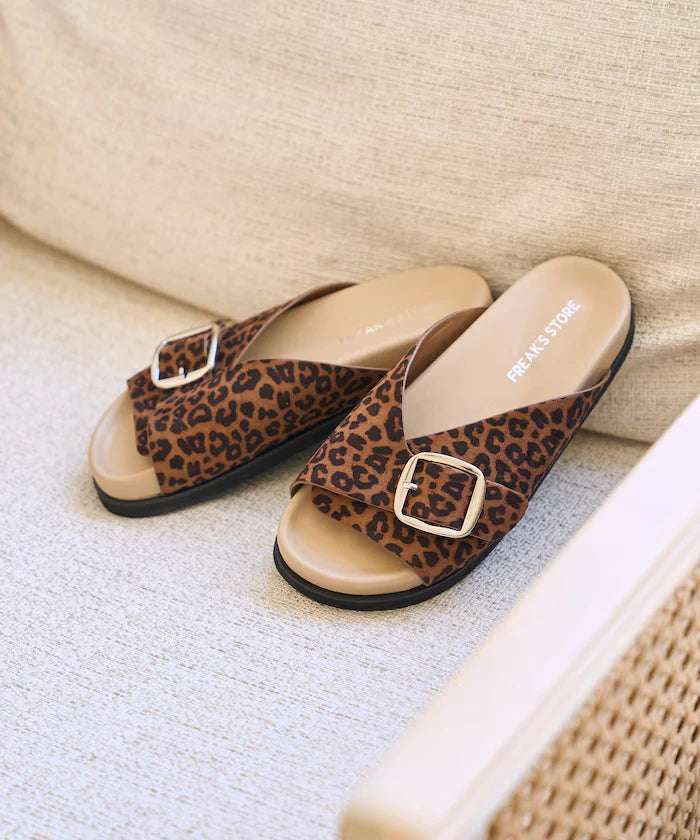 Buckle Flat Sandals
