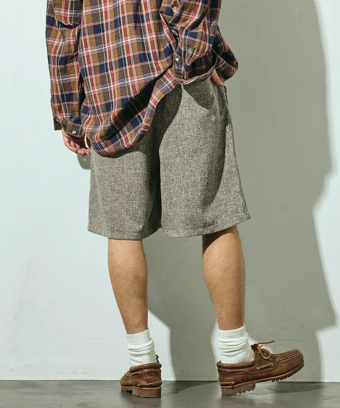 Summer Tweed Easy Wide Shorts / Compatible with Setup