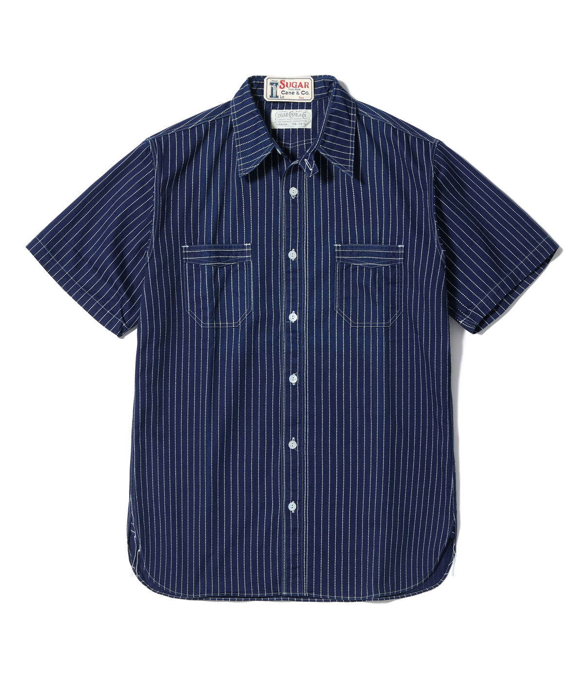 Fiction Romance 8.5oz. Wabash Stripe Work Shirt (Short Sleeve)