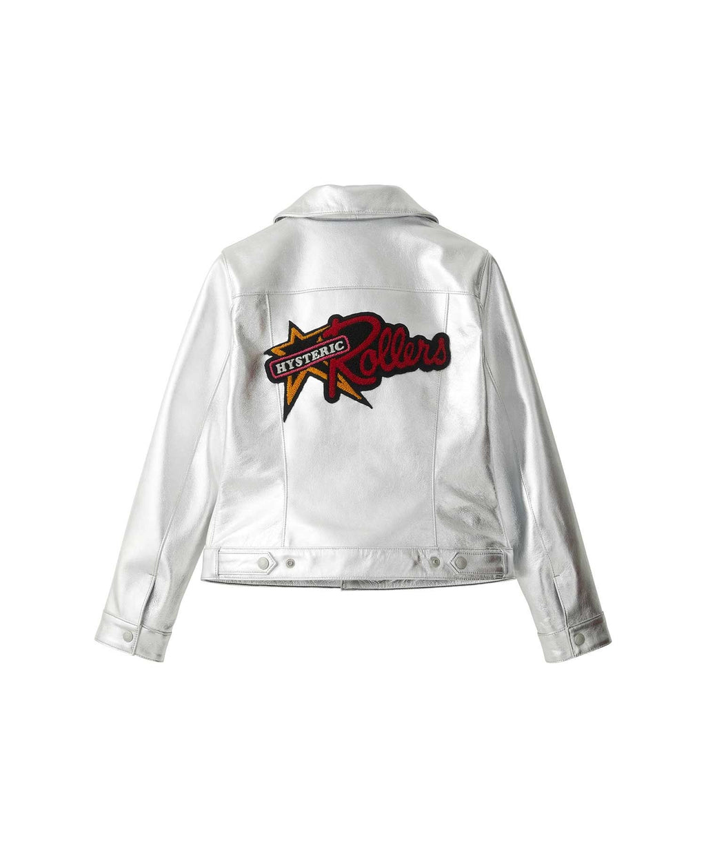 HYSTERIC ROLLERS Patch Short Leather Blouson