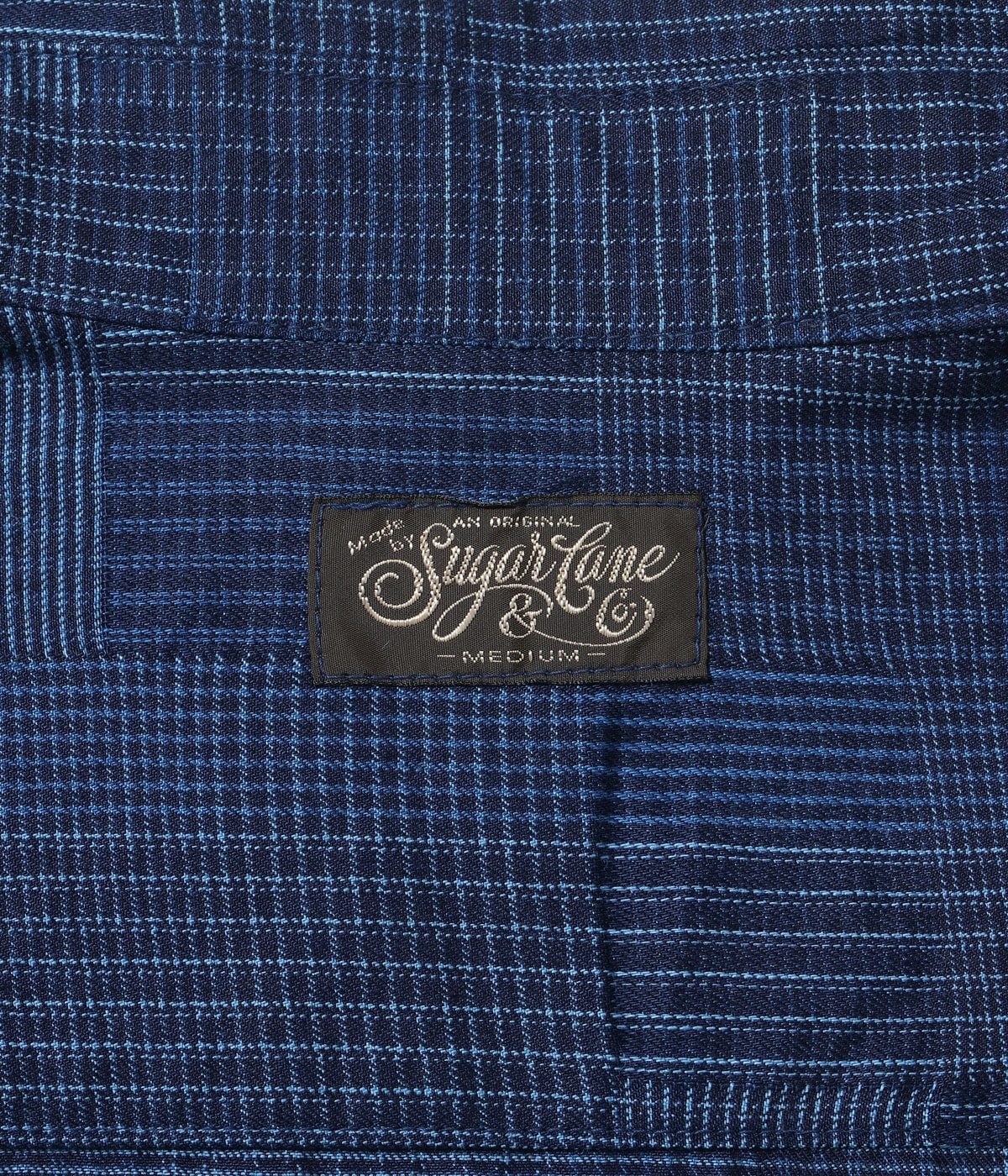 INDIGO PATCHWORK WORK SHIRT