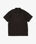twisted pique polo black