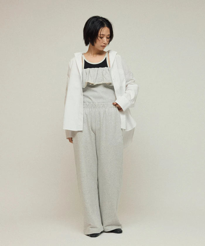 Organic Cotton 2WAY Bear Frill All-in-One / Inside Fleece Sweat