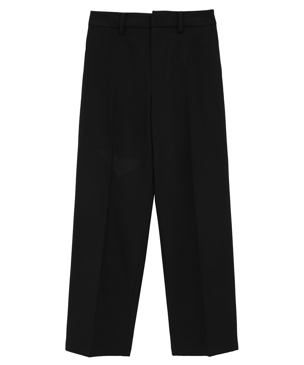 BACK SLIT STRAIGHT PANTS