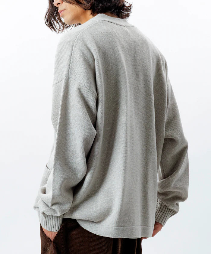 Relaxed Fit Easy Care Washable V-Neck Cardigan