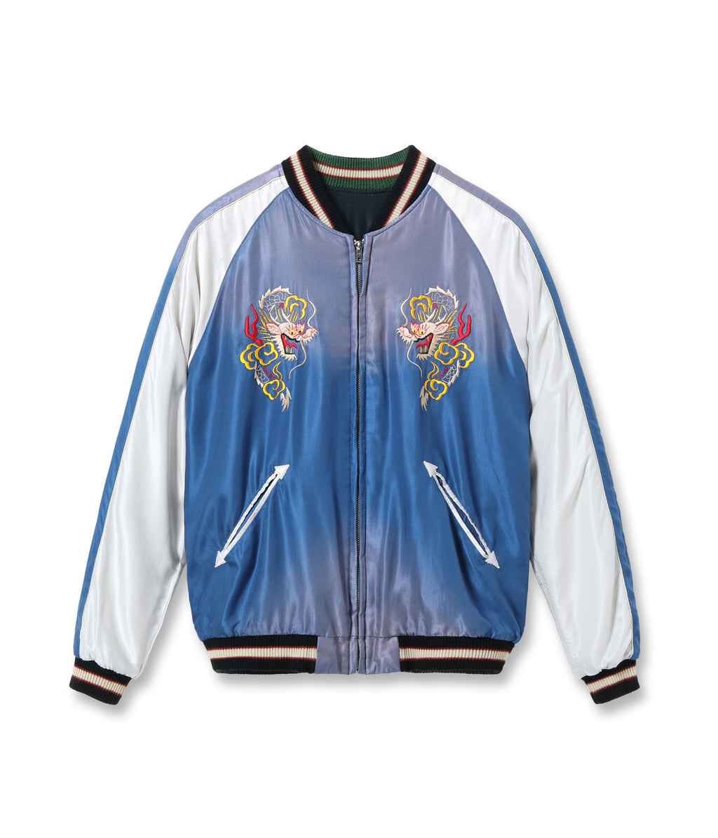 Mid 1950s Style Acetate Souvenir Jacket “RED TIGER” × “EAGLE” (AGING MODEL)