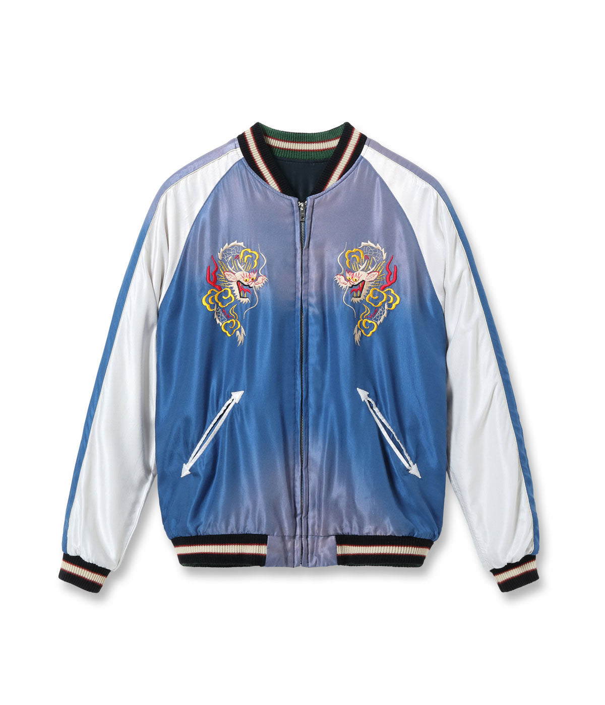 Mid 1950s Style Acetate Souvenir Jacket “RED TIGER” × “EAGLE” (AGING MODEL)