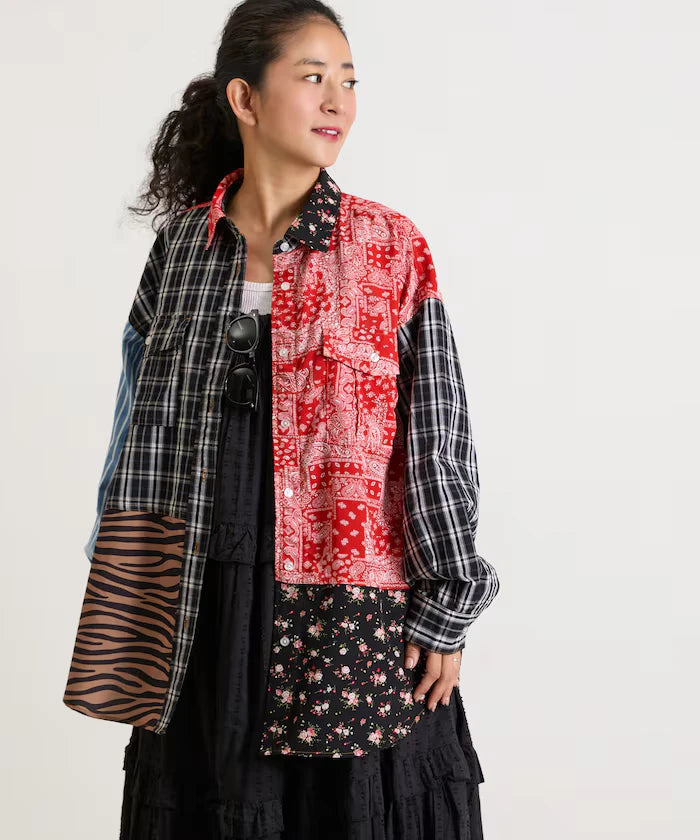Patchwork Big Shirt