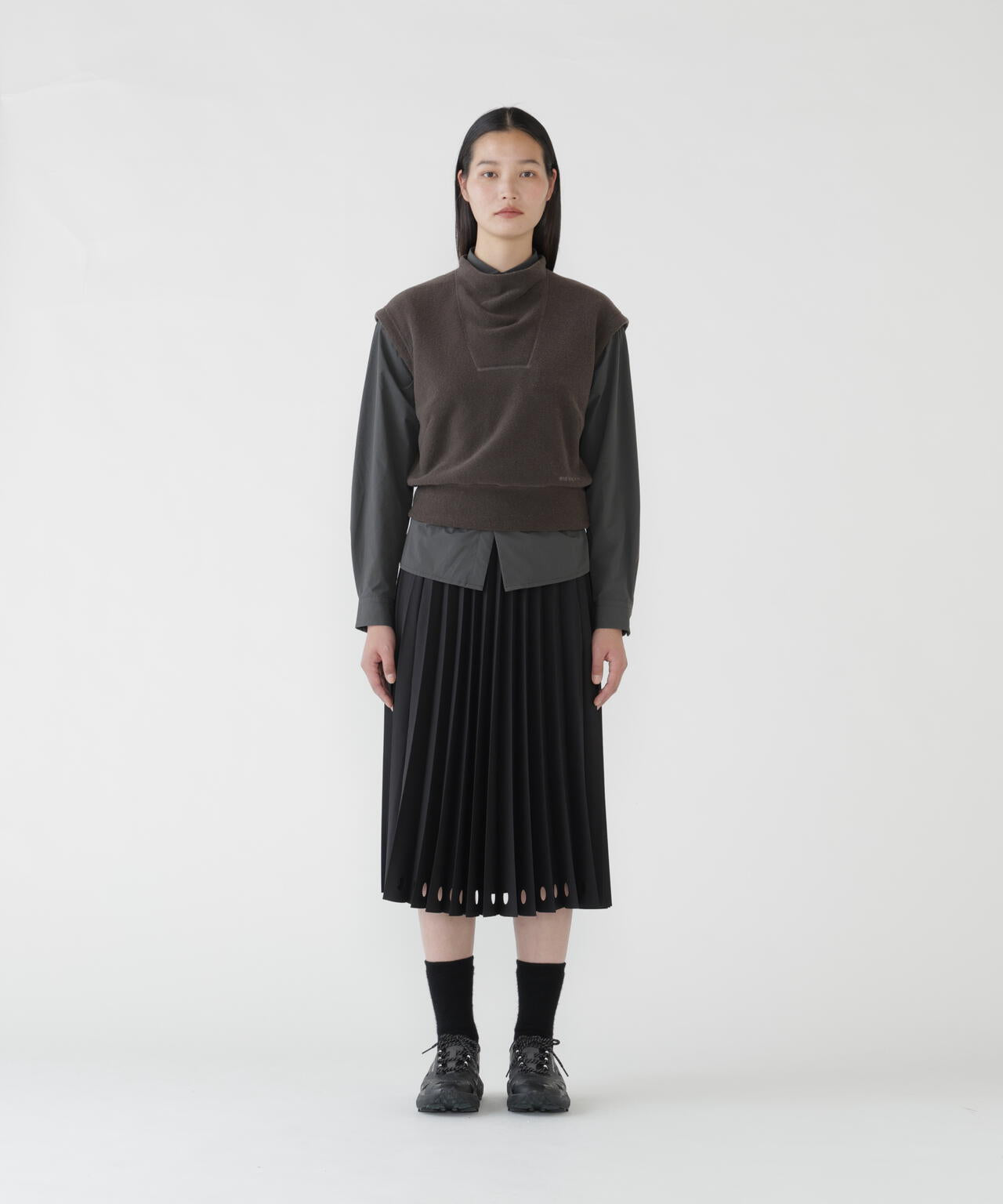 PE warm pile vest (W)
