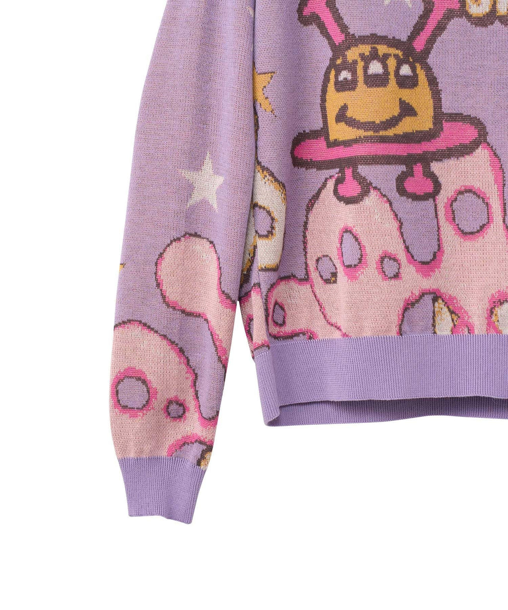 SPACE DISCO Jacquard Sweater