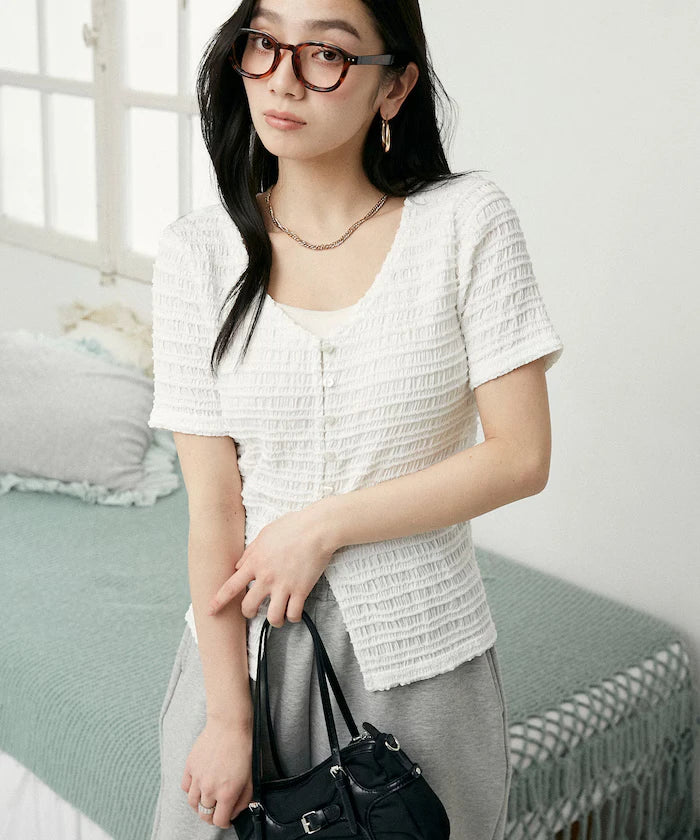 V-Neck Half Sleeve Cardigan Limited Edition