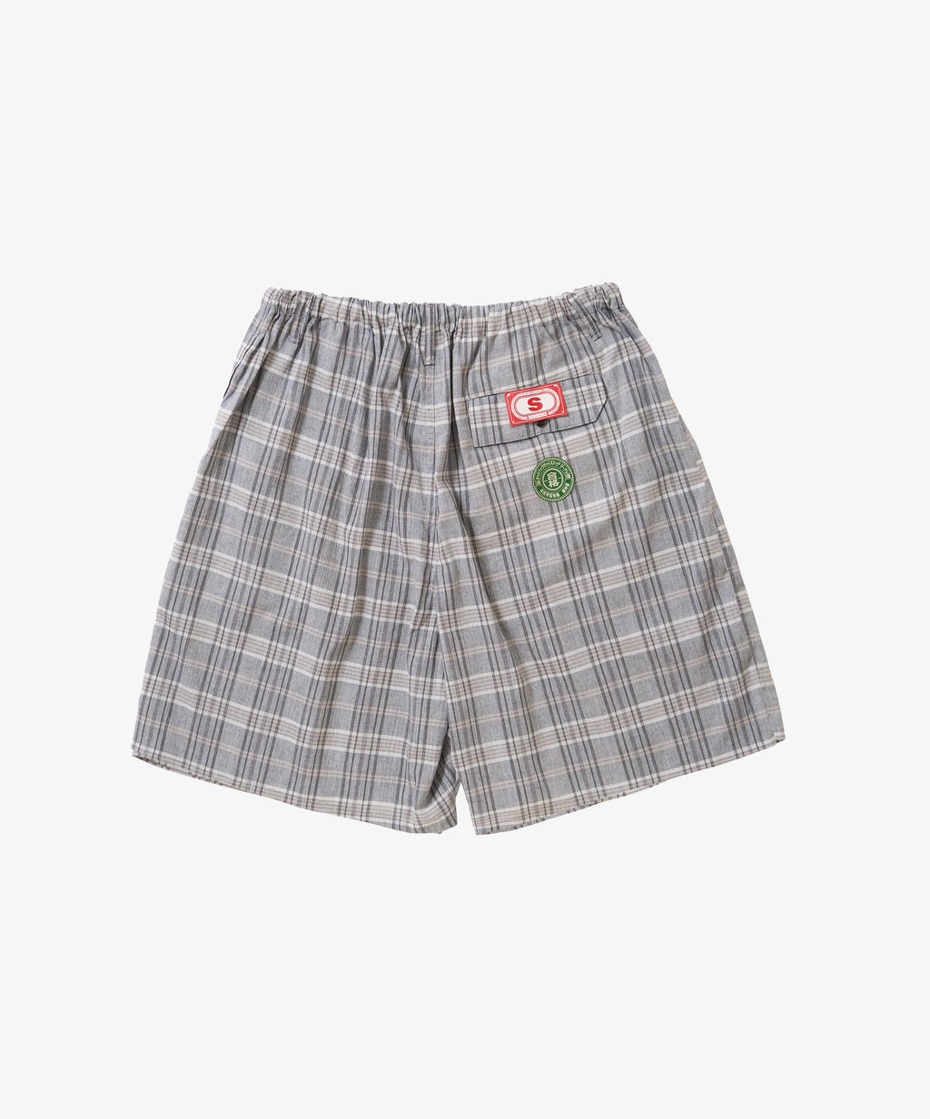 banshu ori circular fatigue short pants plaid