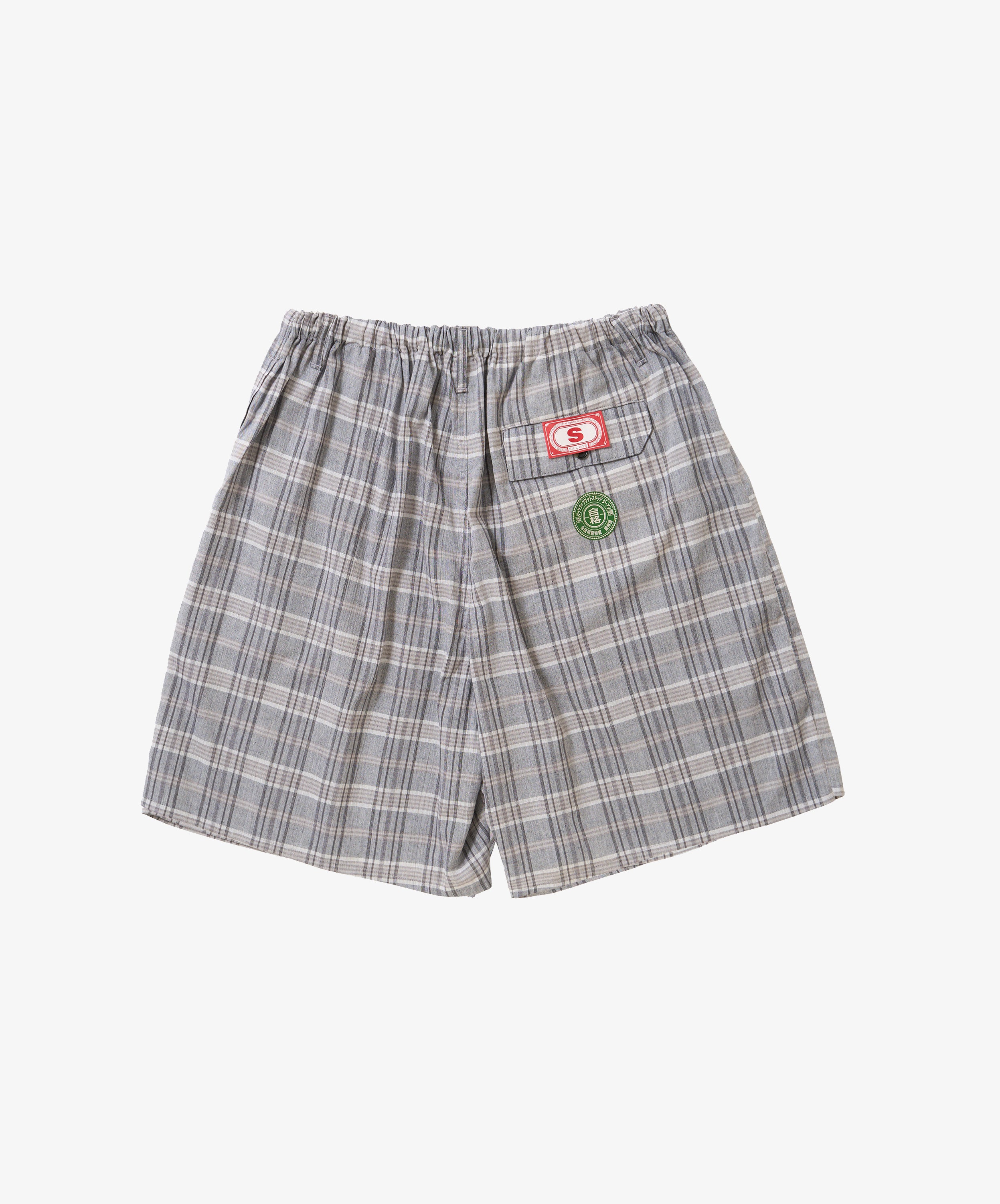 banshu ori circular fatigue short pants plaid