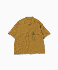 washer pleated open SS shirt (M)