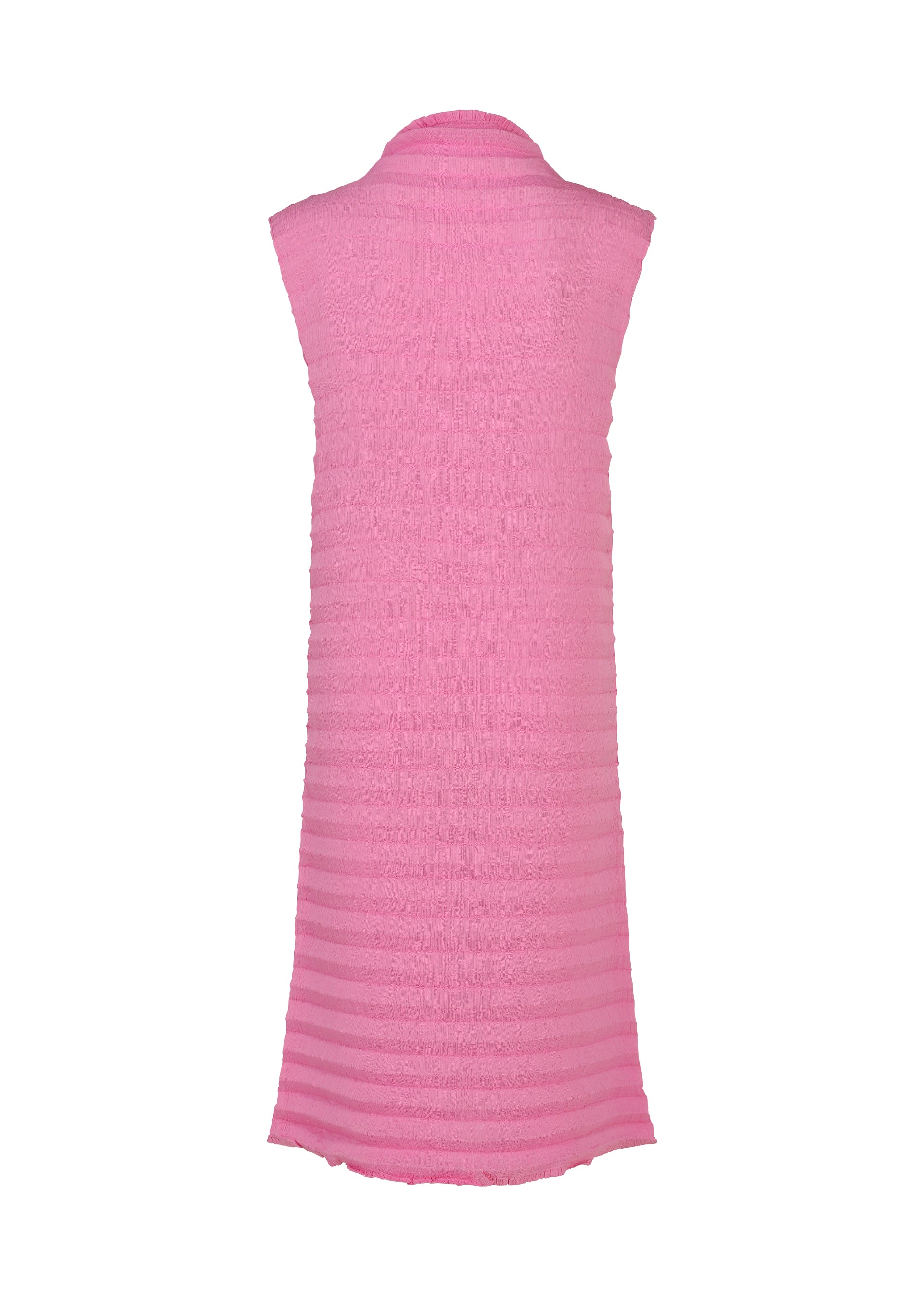 Accordion See-Through Crepe