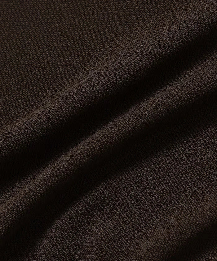Relaxed Fit Color Design Polo Knit / Bicolor / Multi Stripe