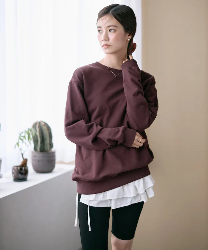 Organic Cotton Multiway Color Sweat / French Terry Sweat / Set Item