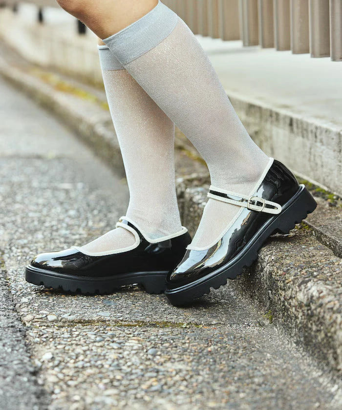 Sunny Rain Compatible Chunky Mary Jane Sneakers