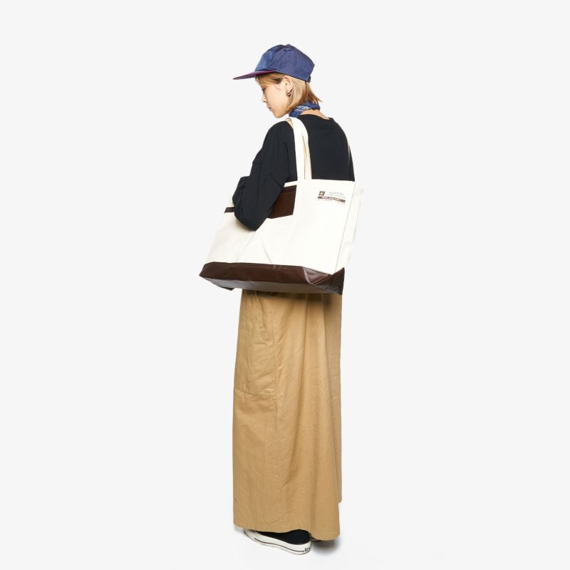 ALBERTON CANVAS TOTE sizeS/ORANGE