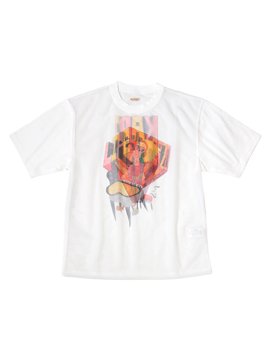Sheer Jersey × 20/- Jersey Crew T (Analog Piano Man pt)