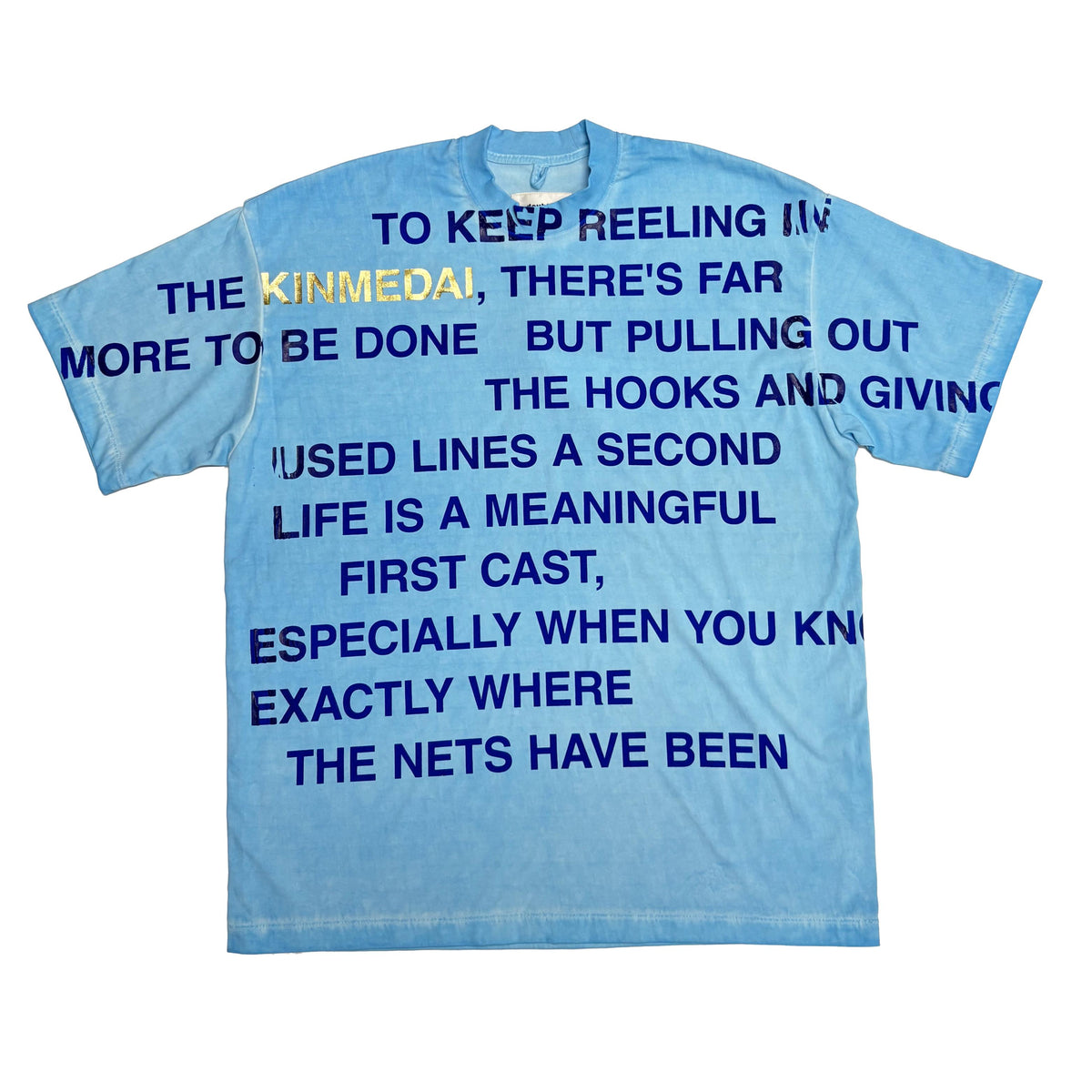 KINMEDAI LINE MESSAGE TEE