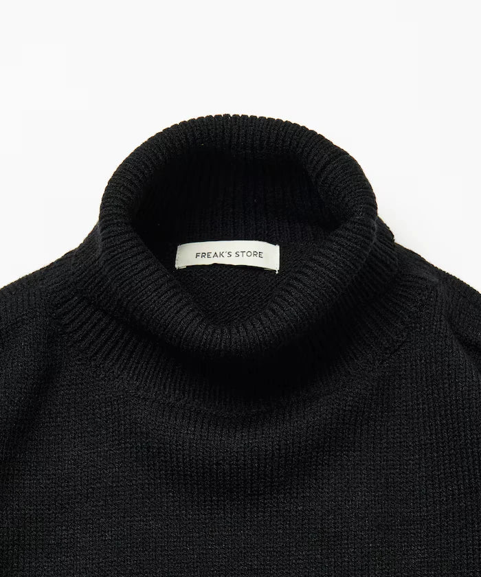 Relaxed Fit Easy Care Washable Turtleneck Knit