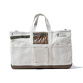 ALBERTON CANVAS TOTE sizeL/ KHAKI