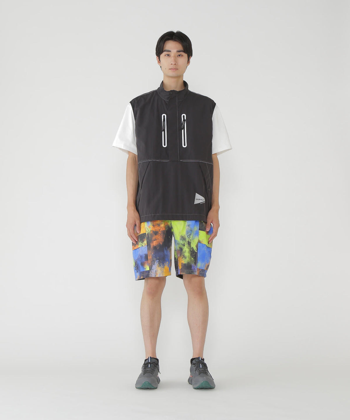 Gramicci × and wander  brushed nylon short pants