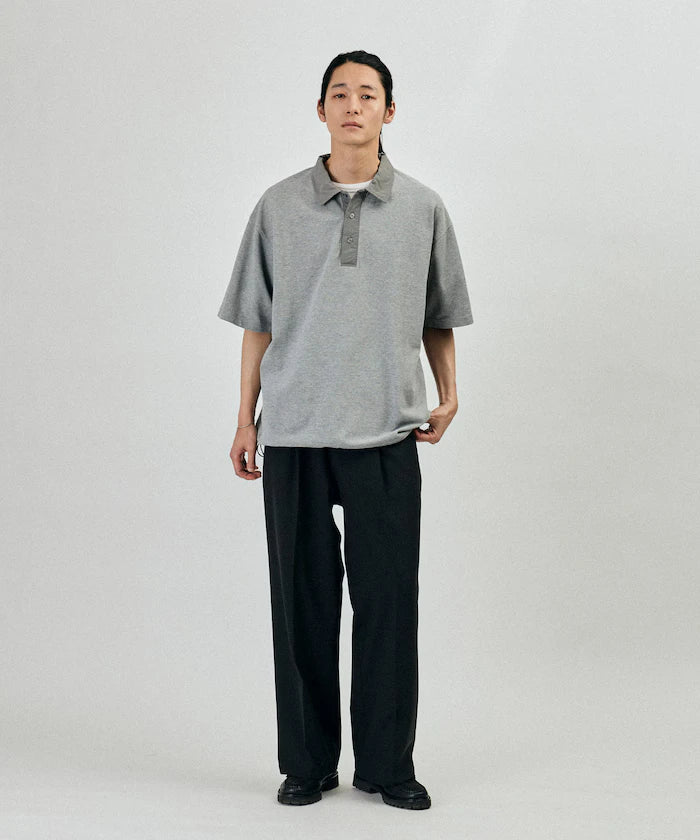 Big Silhouette Spindle Short Sleeve Tech Polo