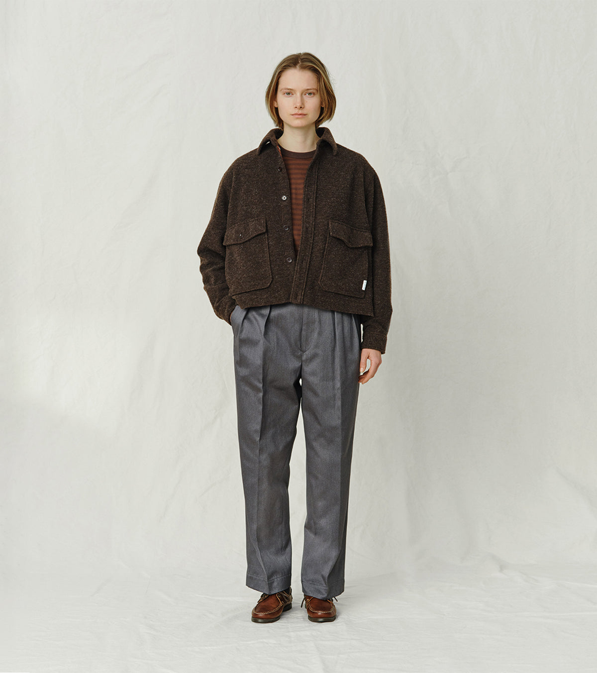 Double Pleated Chino Pants