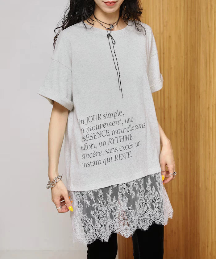 Lacedocking Print T-Shirt 【Limited Edition】