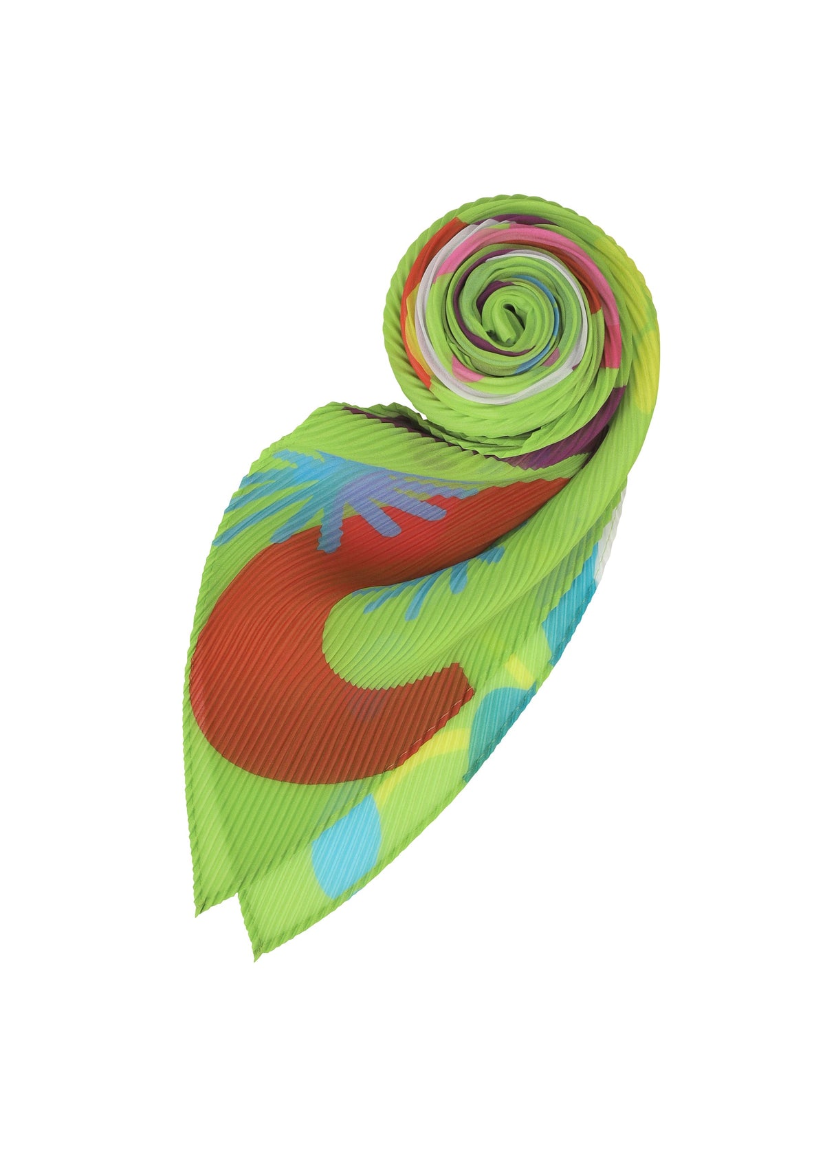 Flower Dome Pleats Stole