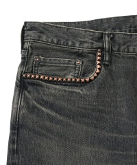 HYS SP Processing Slim Straight Denim Pants
