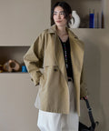 T/C Chambray Short Trench Coat